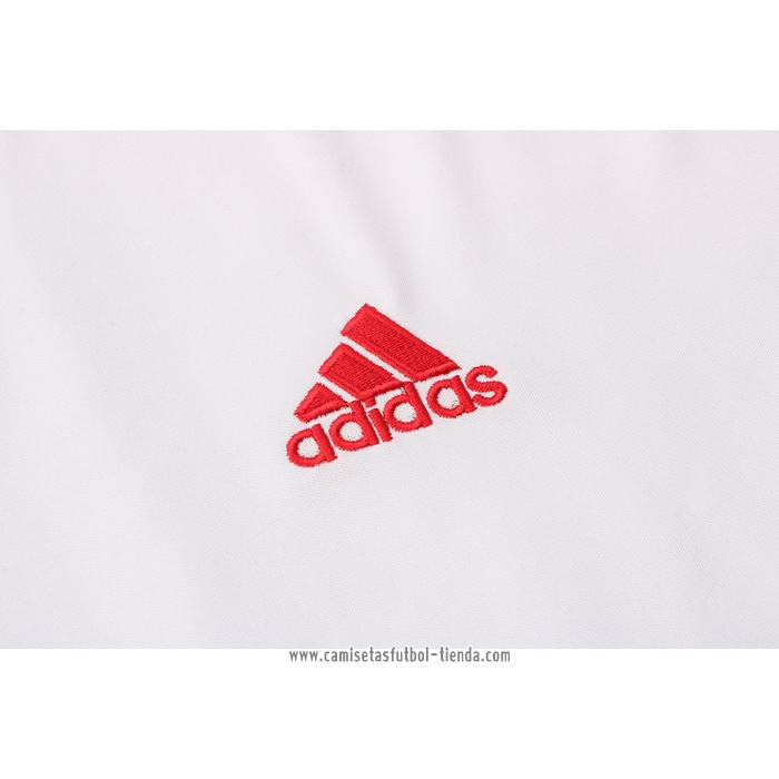 Chandal del Manchester United 2021 2022 Manga Corta Blanco